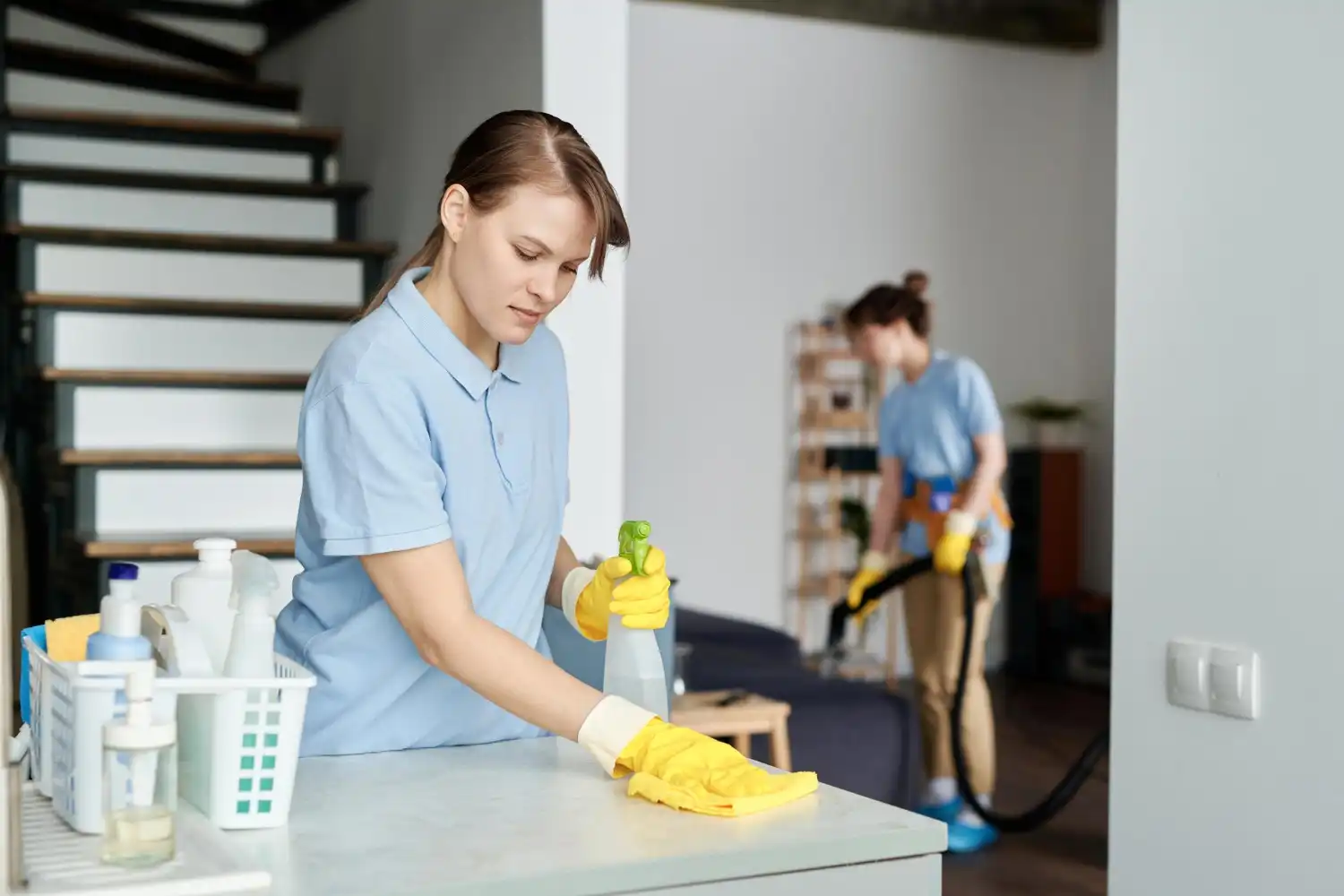 Cleaning team uniforms